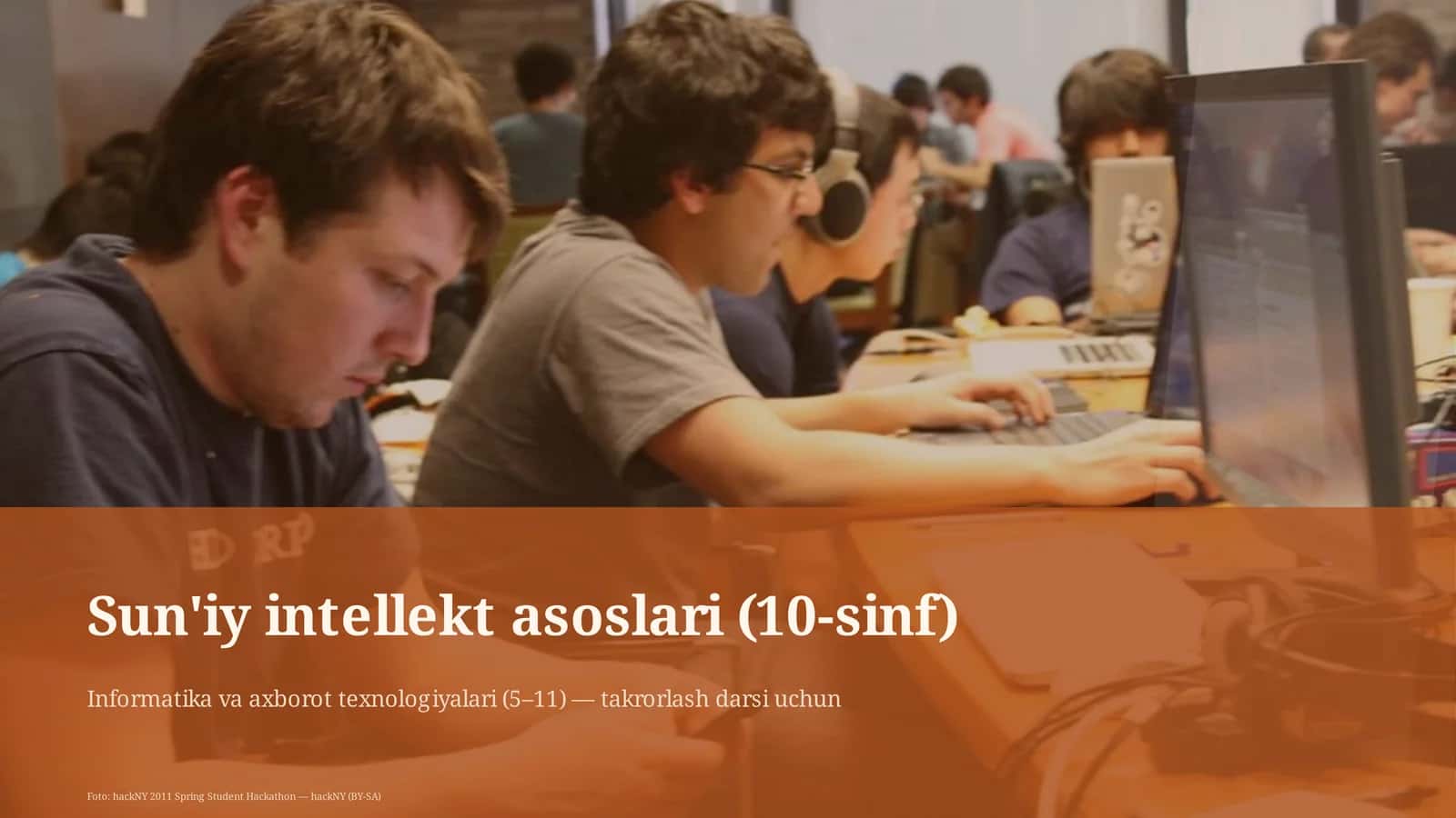 Sun'iy intellekt asoslari (10-sinf) 1