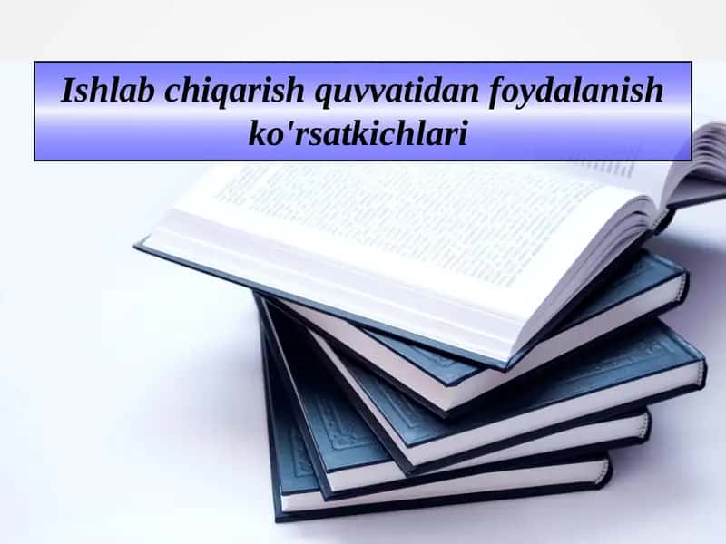 Ishlab chiqarish rejasi tarkibi va ko’rsatkichlar tizimi 1