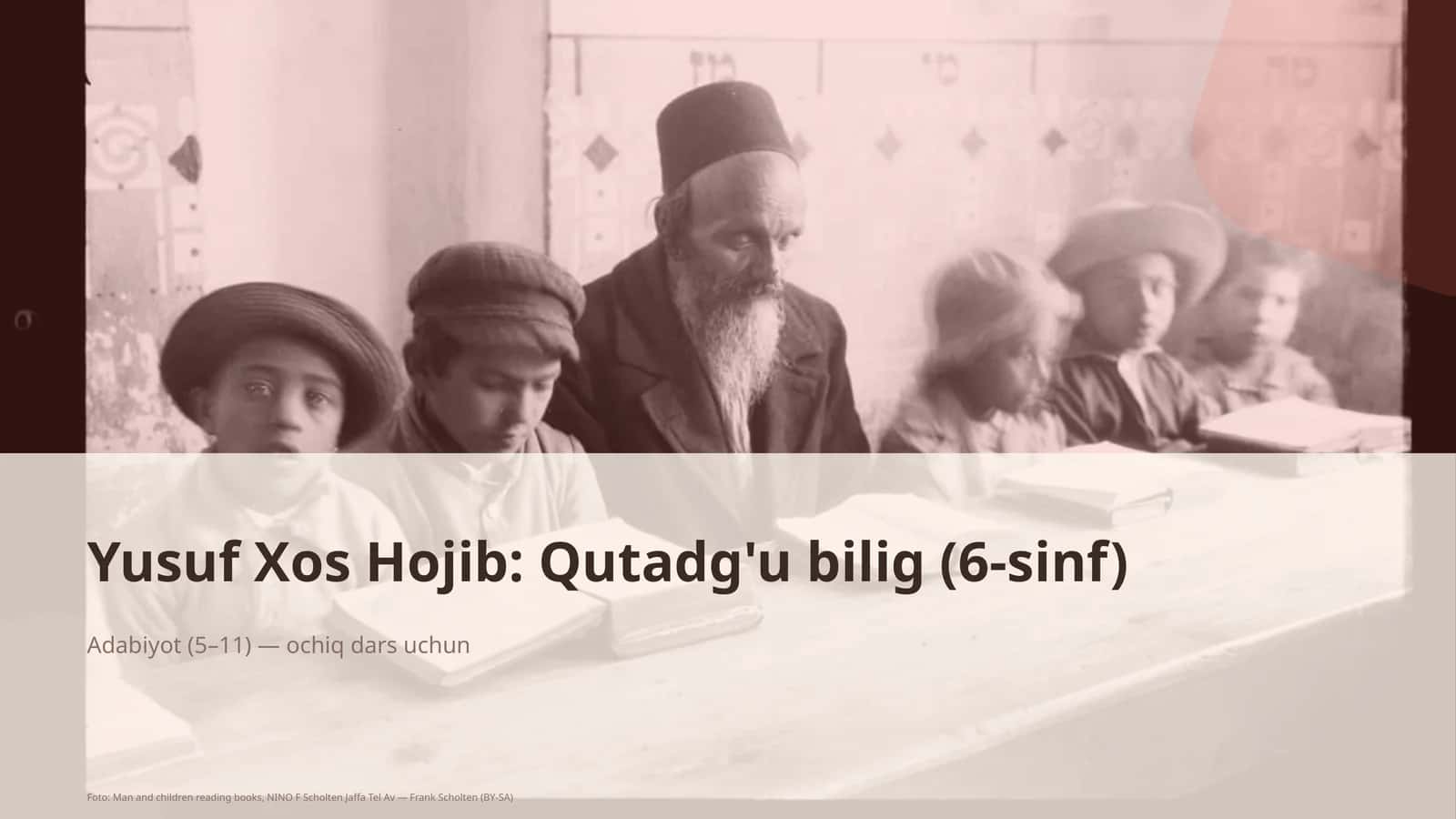 Qutadg'u bilig (6-sinf) 1