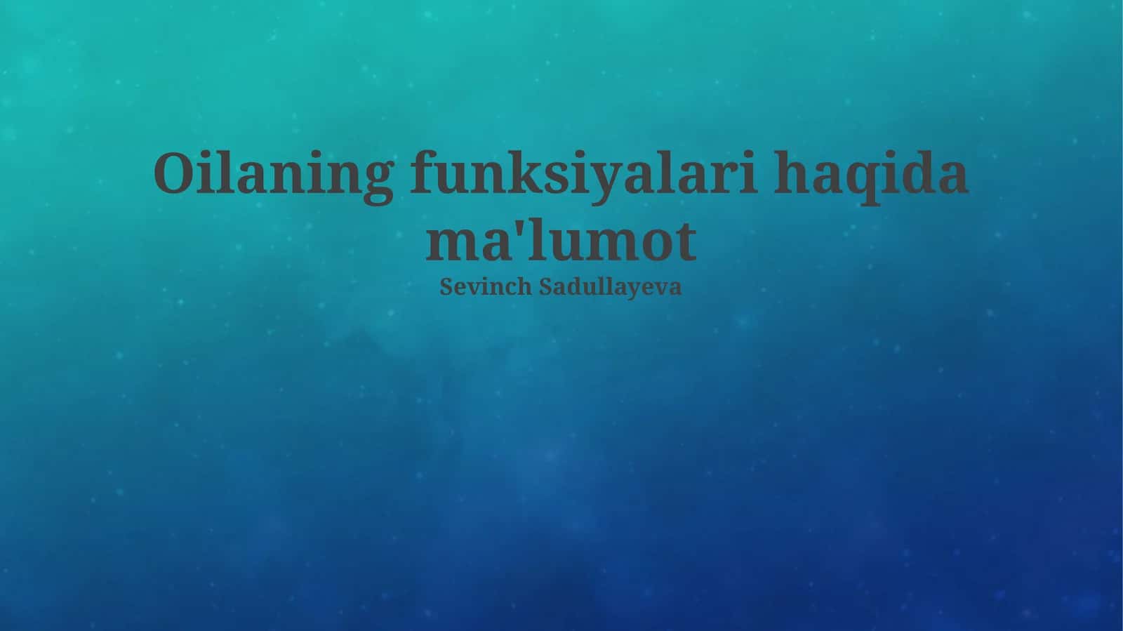 Neftning funksiyalari haqida ma'lumot 1