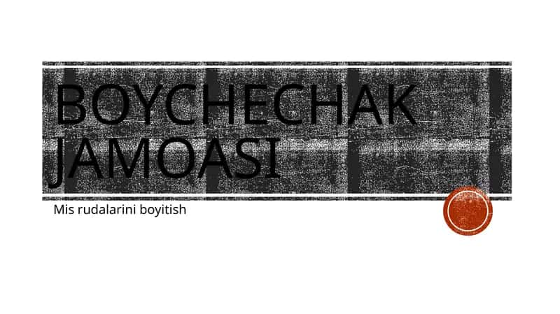 Boychechak jamoasi 1