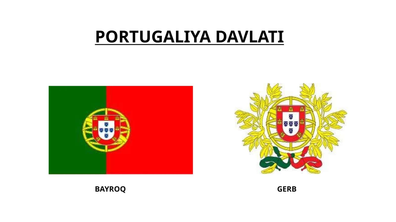PORTUGALIYA DAVLATI 1