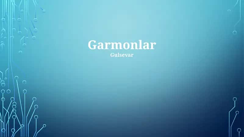Gormonlar 1