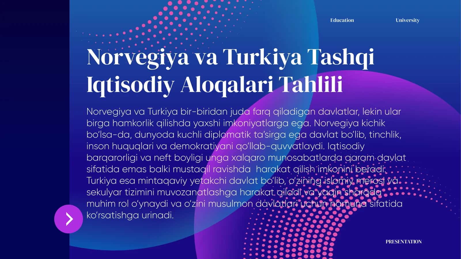 Norvegiya va Turkiya Tashqi Iqtisodiy Aloqalari Tahlili 1