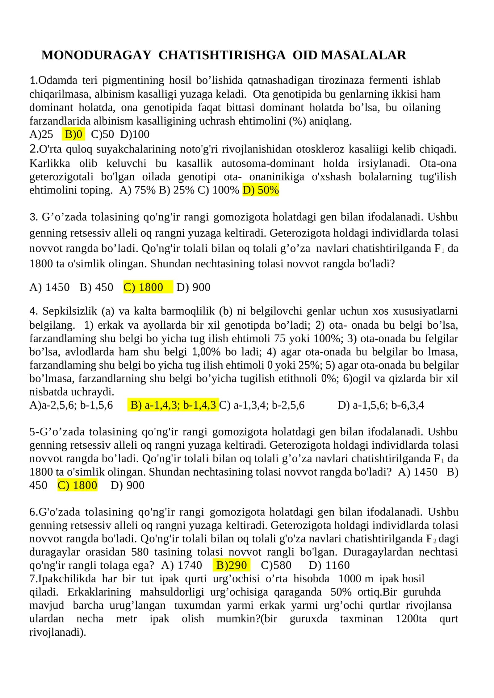 MASALALAR 1