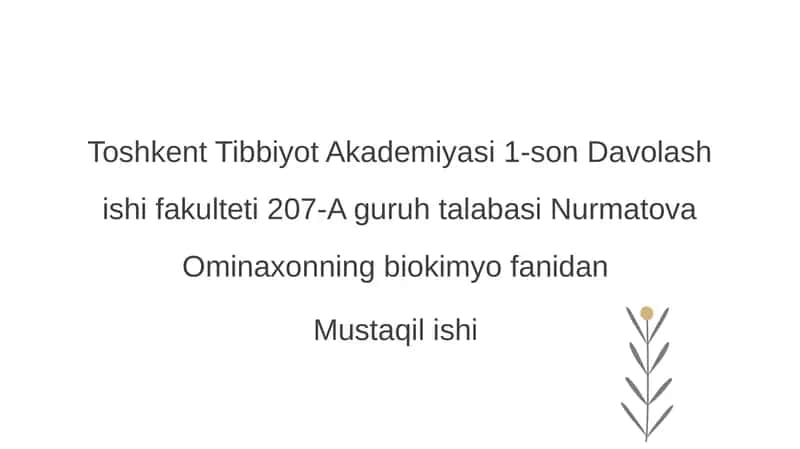 Tamakidagi benz(a)pirenni o'pkada neoplastik jarayonlar rivojlanishidagi ta'siri 1
