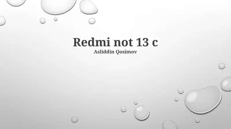 Redmi Note 13C 1