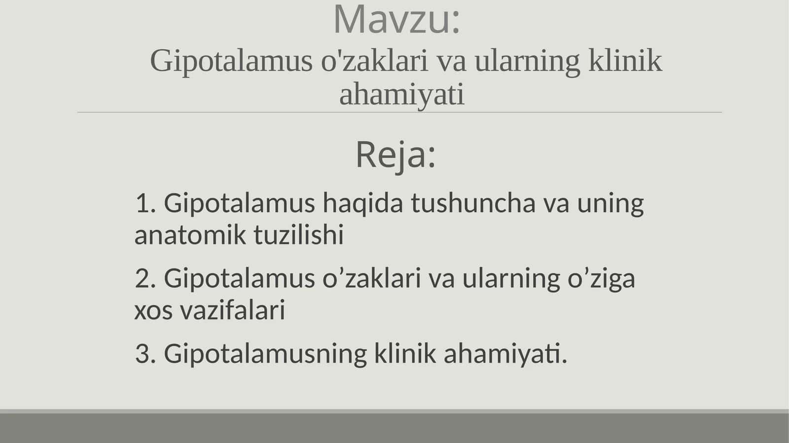 Gipotalamus 1