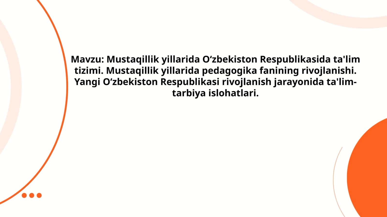 MustaqillikyillaridaOʻzbekistonRespublikasidata'limtizimi 1