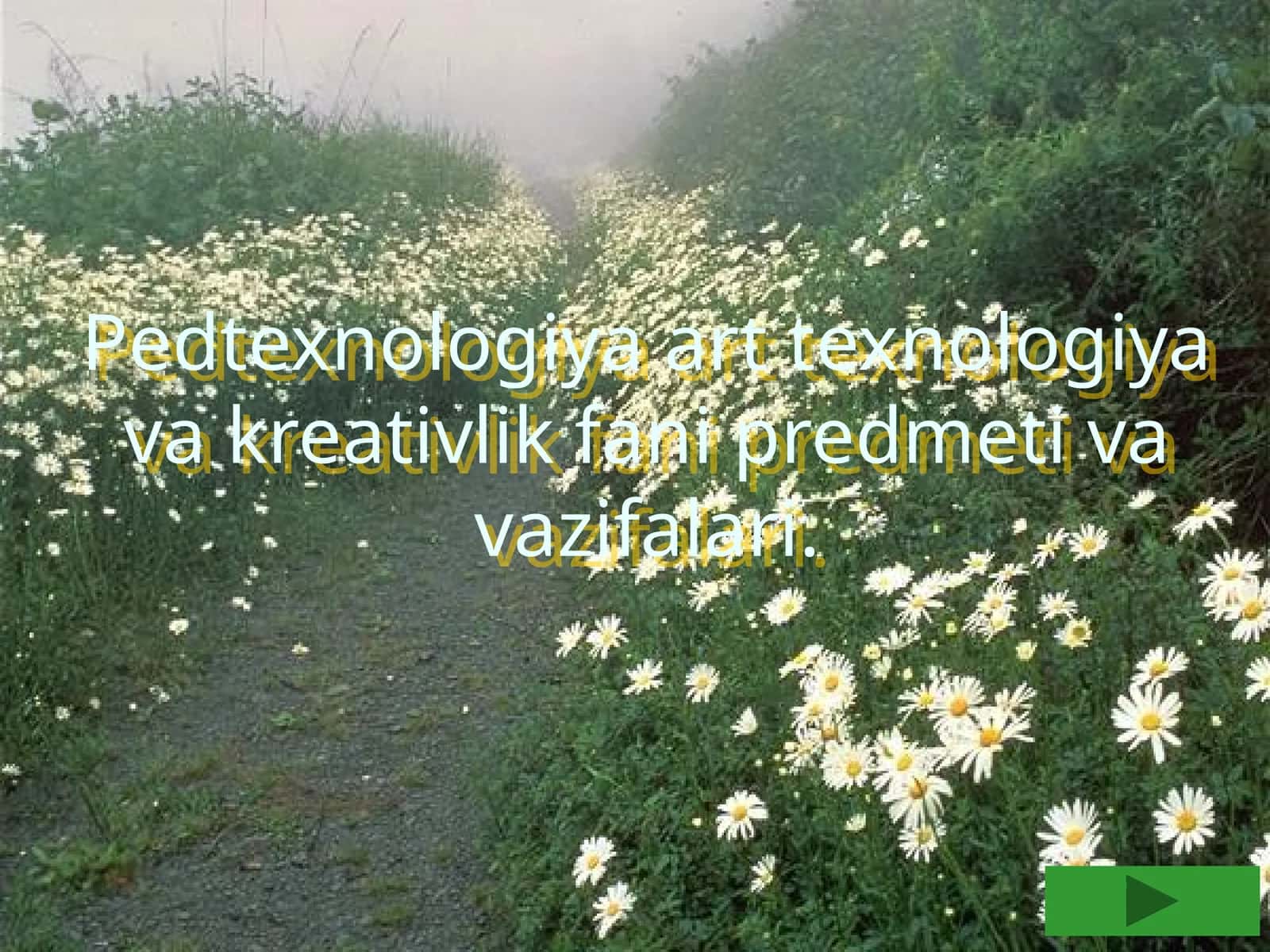 Pedtexnologiya art texnologiya va kreativlik fani predmeti va vazifalari 1