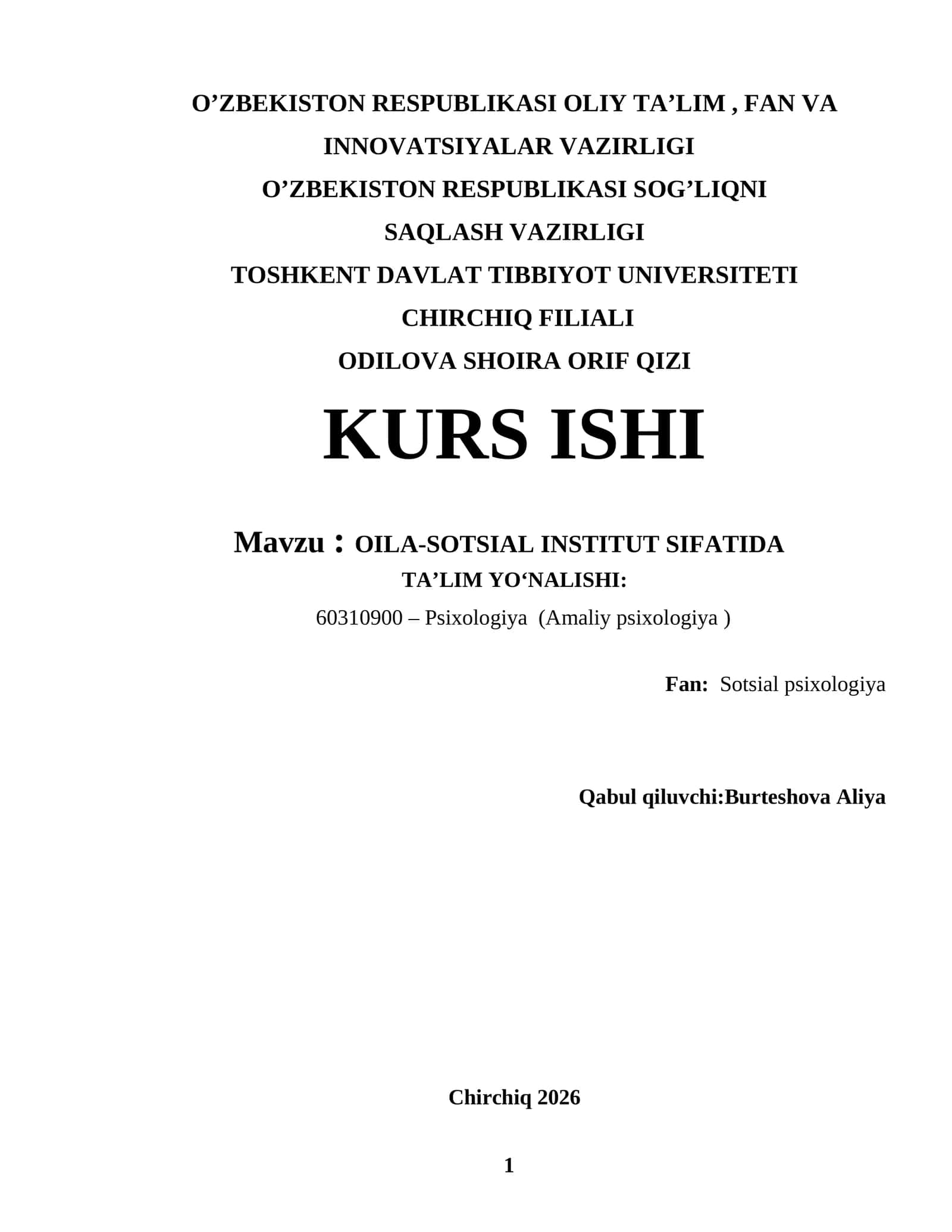 OILA-SOTSIAL INSTITUT SIFATIDA 1