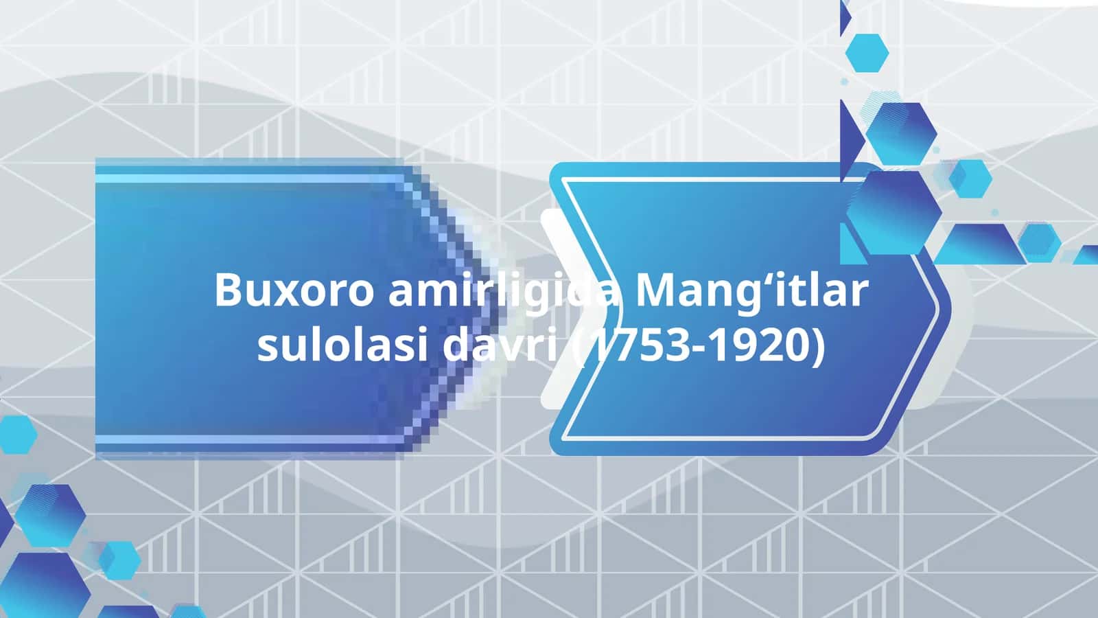 Mangʻitlar boshqaruv davri 1