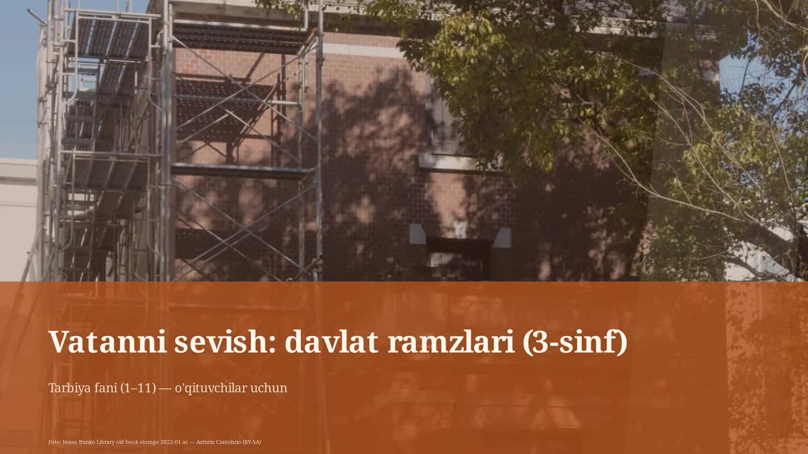 Vatanni sevish: davlat ramzlari (3-sinf) 1