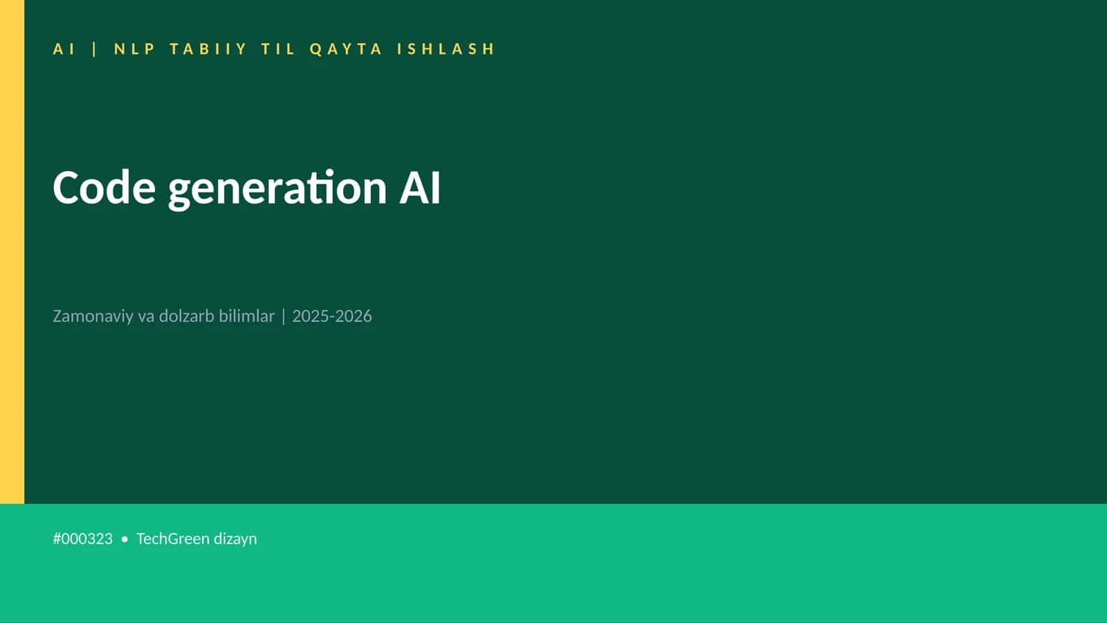 Code generation AI 1