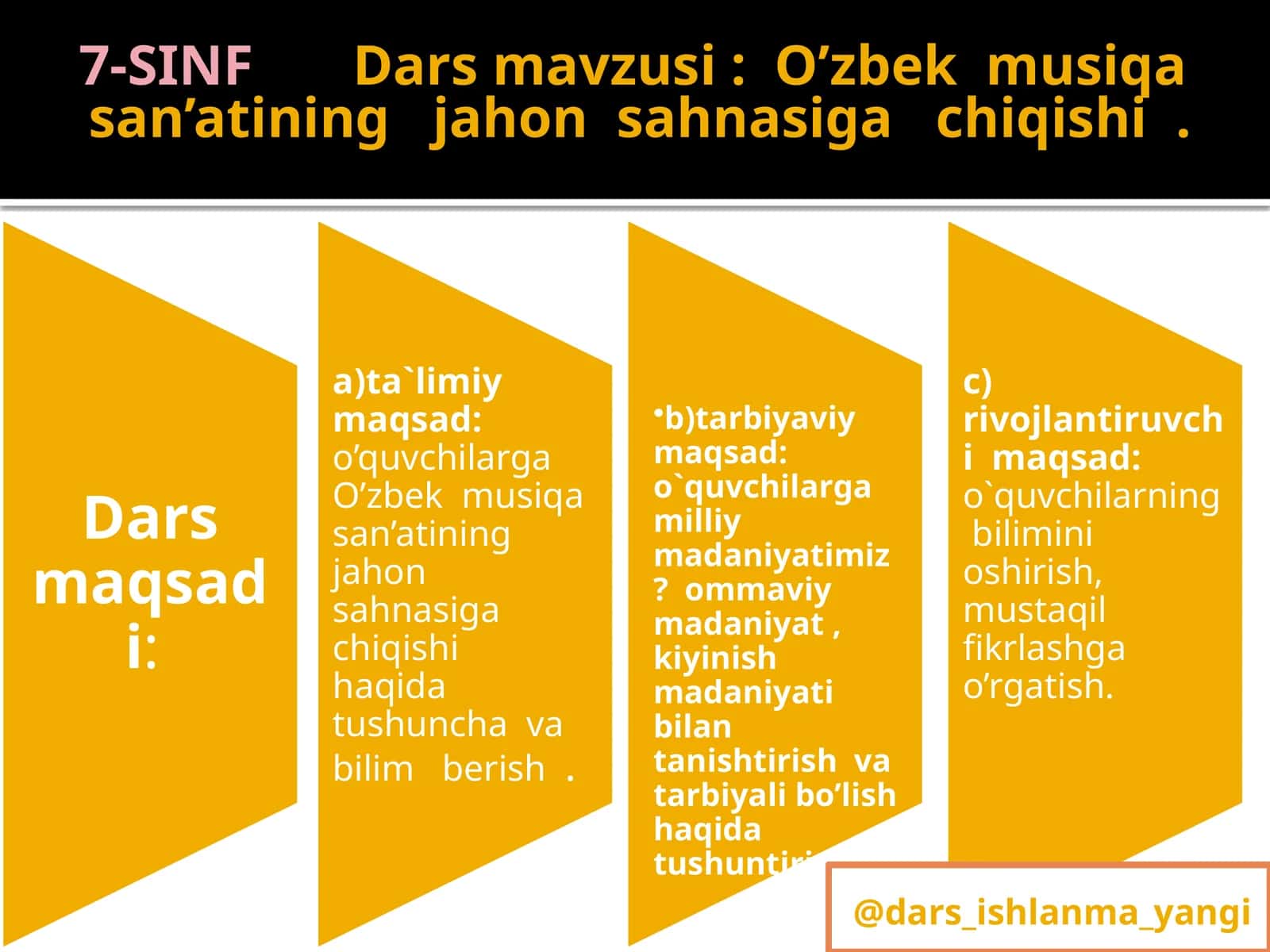 O’zbek musiqa san’atining jahon sahnasiga chiqishi 1