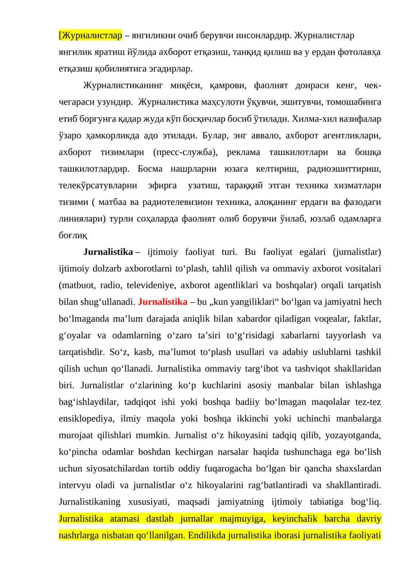 Jurnalistika 1