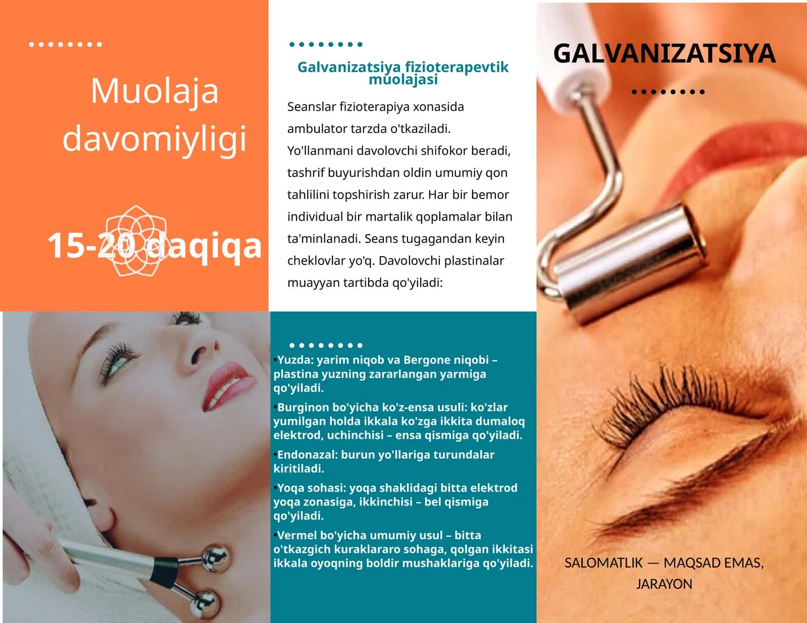 Galvanizatsiya fizioterapevtik muolajasi 1