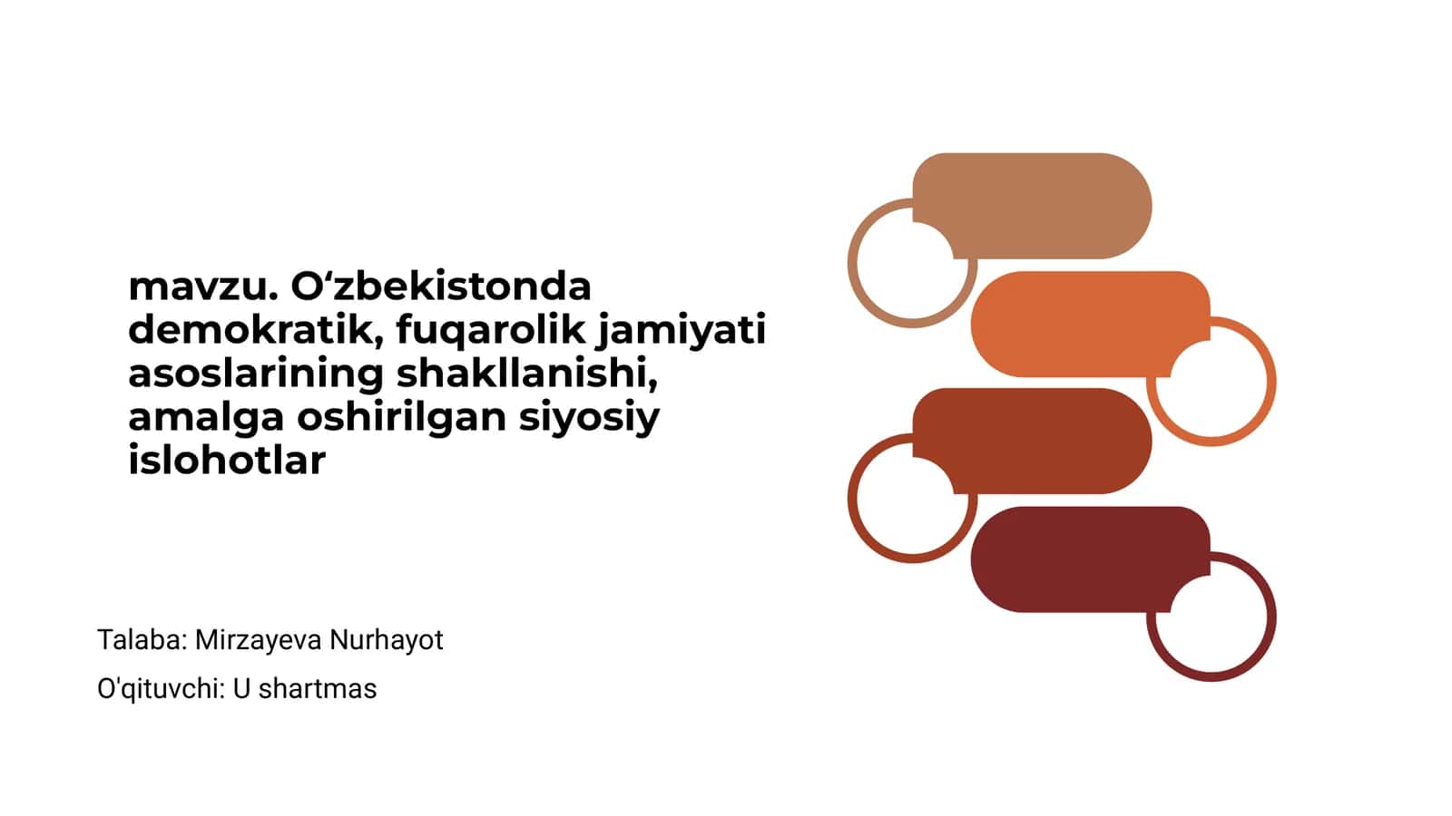 Oʻzbekistonda demokratik, fuqarolik jamiyati asoslarining shakllanishi 1