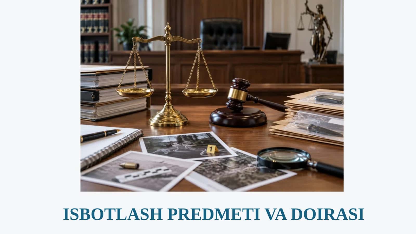 ISBOTLASH PREDMETI VA DOIRASI 1