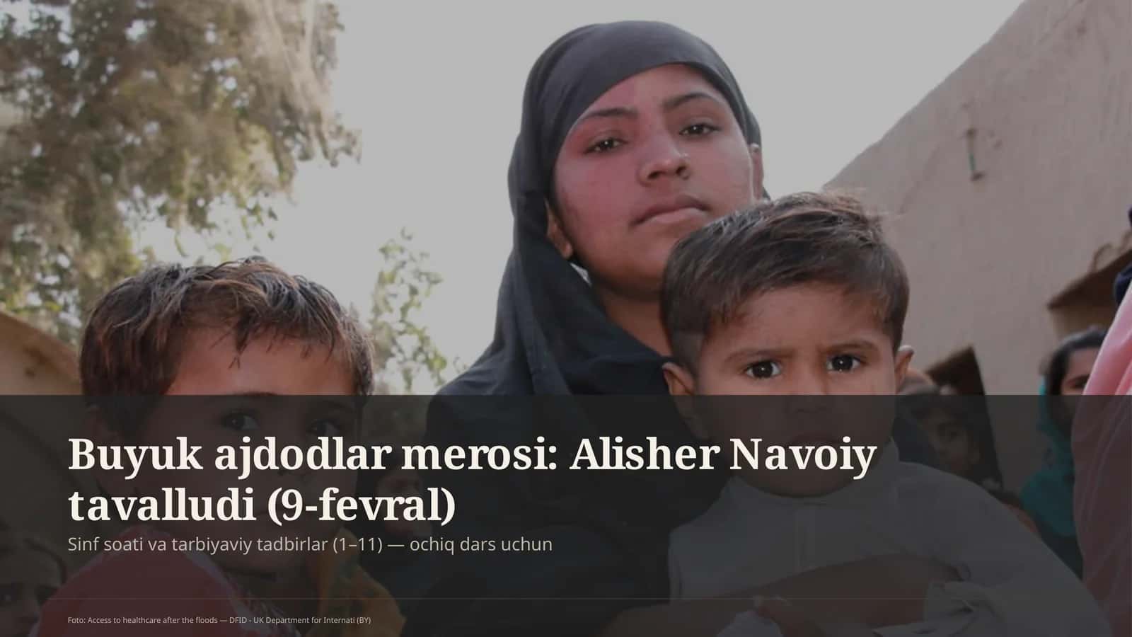 Buyuk ajdodlar merosi: Alisher Navoiy tavalludi (9-fevral) 1