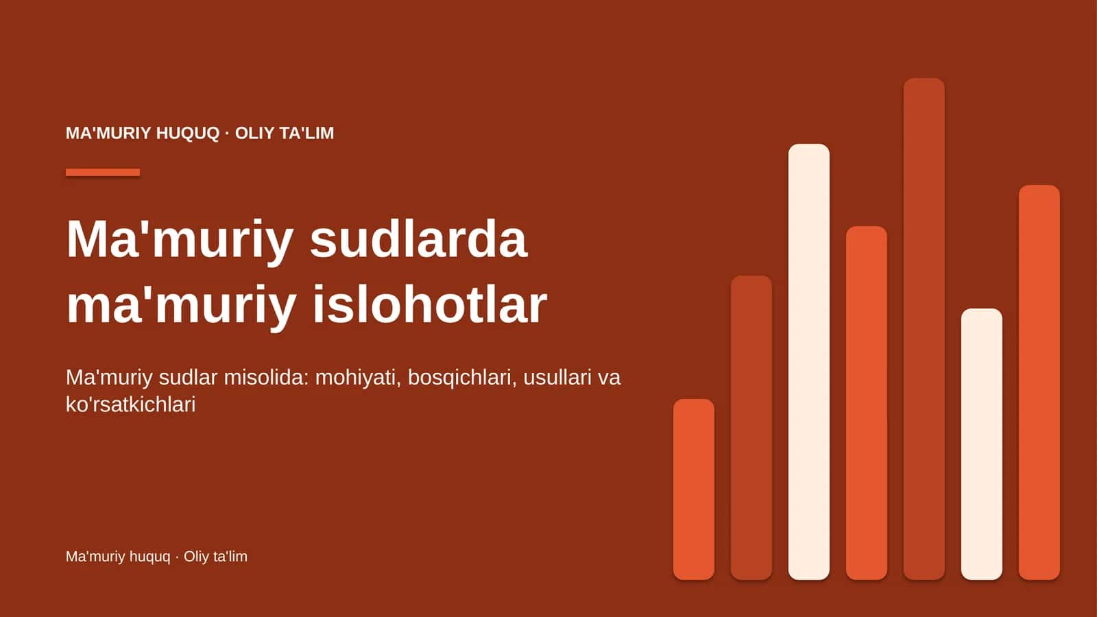 Ma'muriy sudlarda ma'muriy islohotlar 1