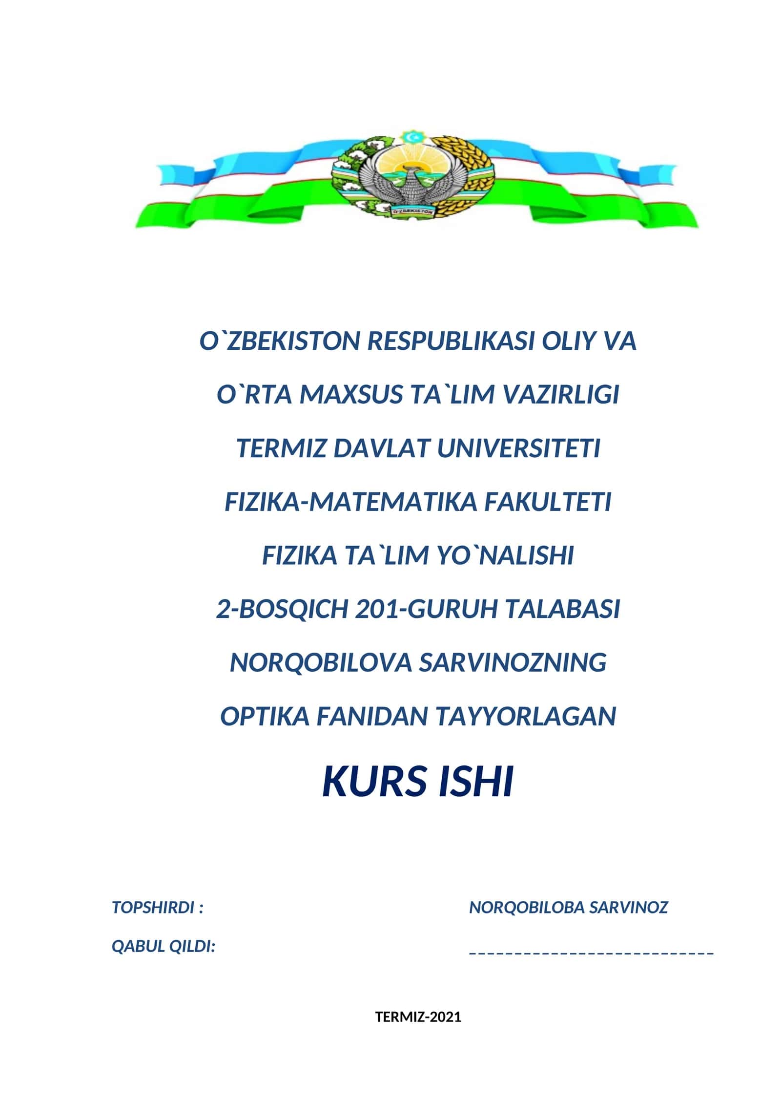 MAWZU: LAZERLARNING YARATILISH TARIXI. GAZ LAZERLARI 1