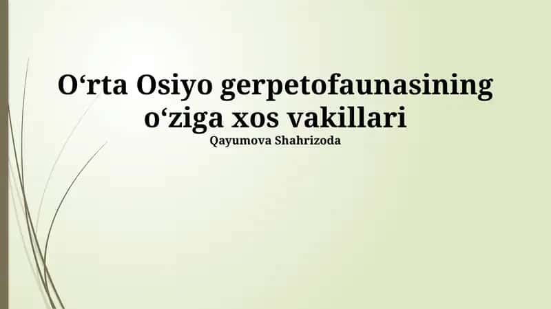 Muhofaza qilish choralari va istiqbollari 1