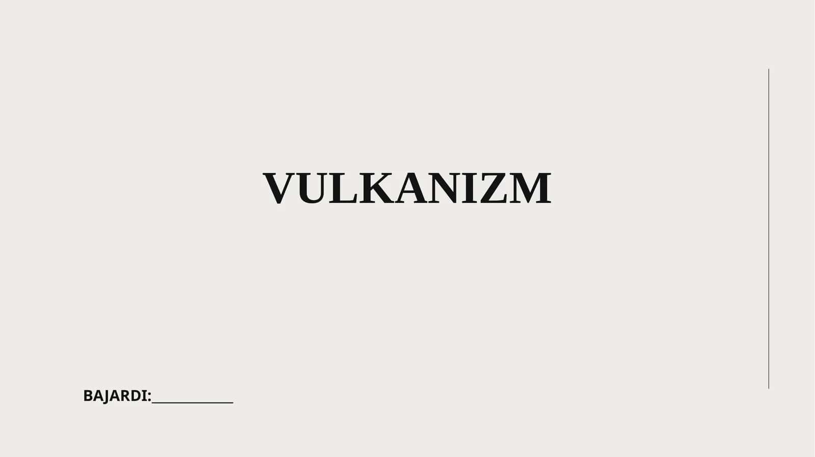 VULKANIZM 1