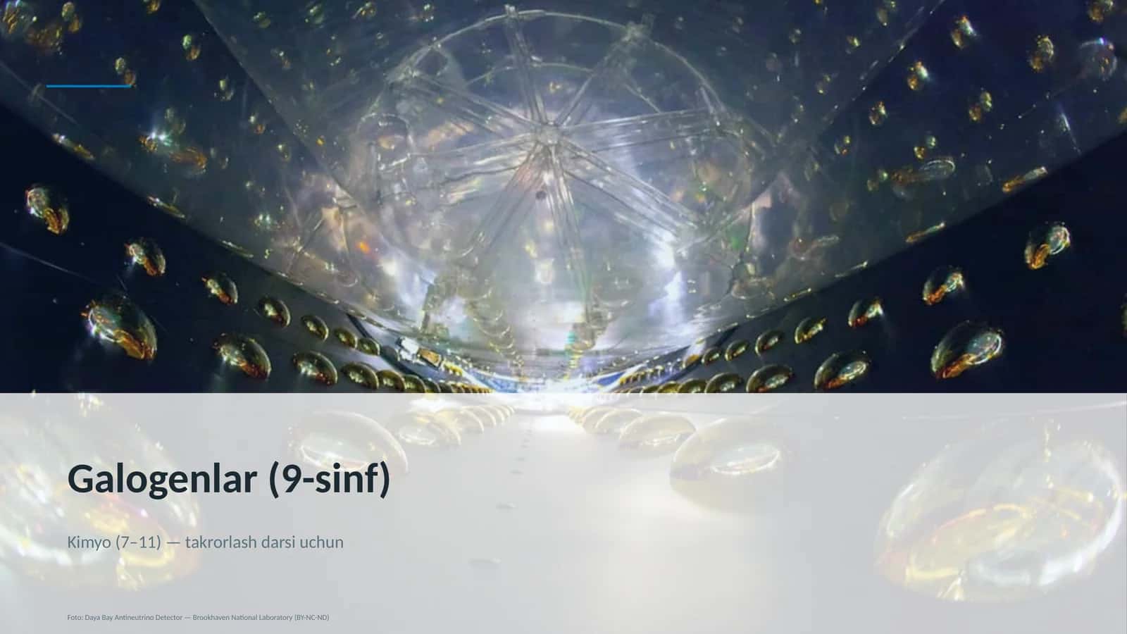 Galogenlar (9-sinf) 1