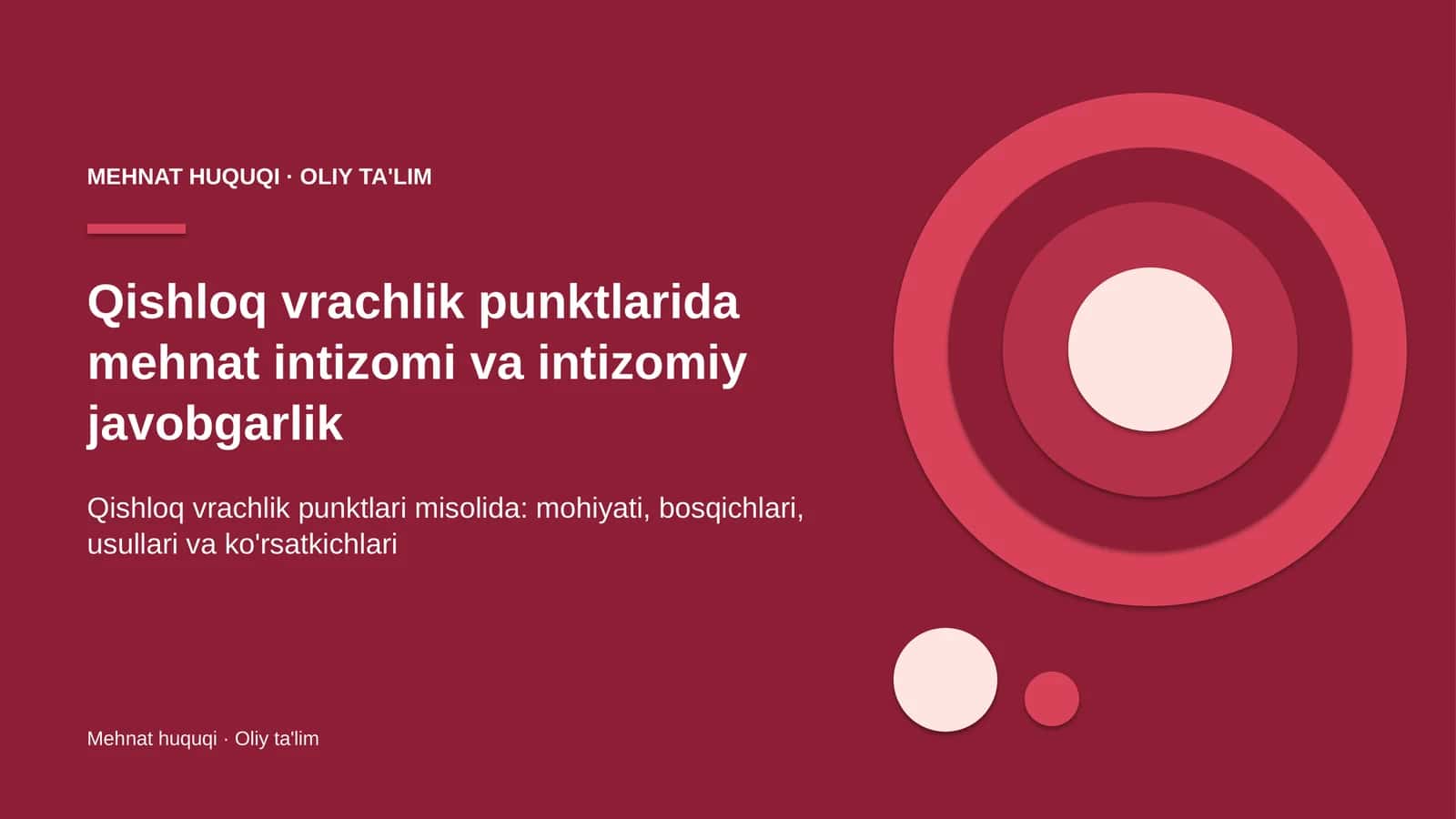 qishloq vrachlik punktlarida mehnat intizomi va intizomiy javobgarlik 2921 1