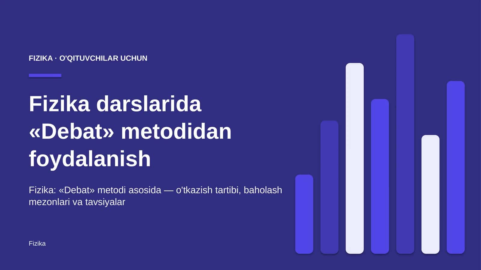 fizika darslarida debat metodidan foydalanish 9635 1
