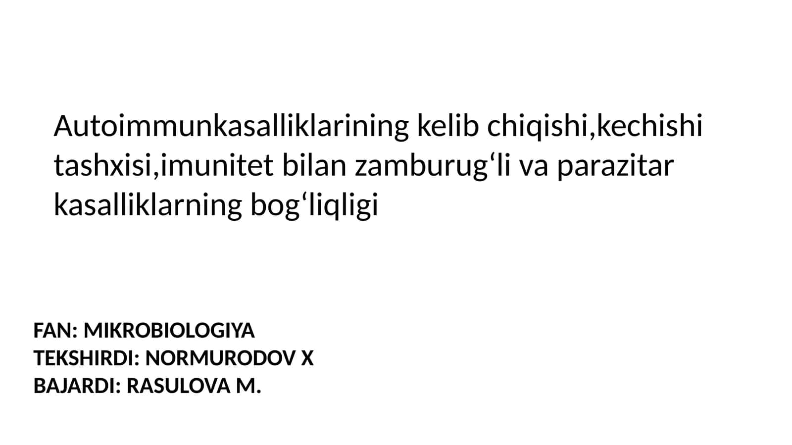 FAN: MIKROBIOLOGIYA 1