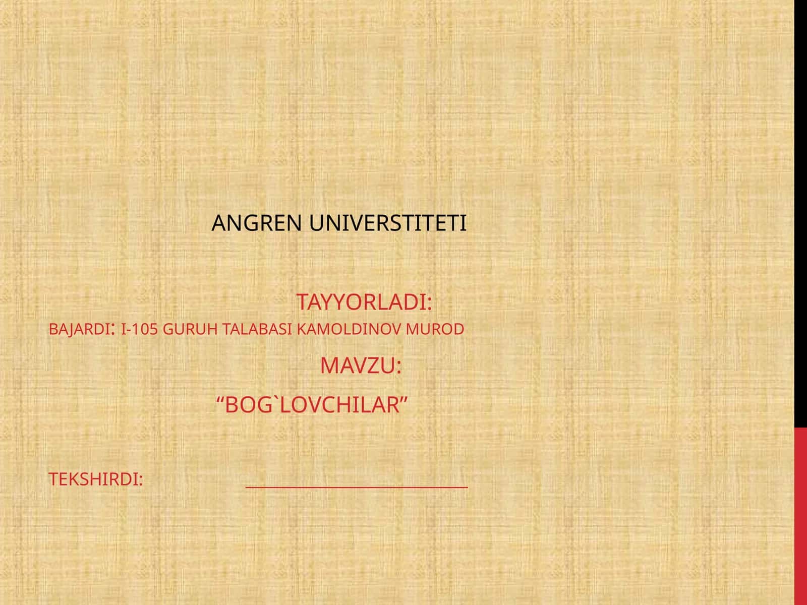 Bog’lovchilar 1