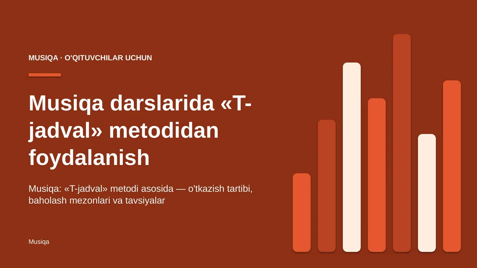 musiqa darslarida t jadval metodidan foydalanish 8034 1