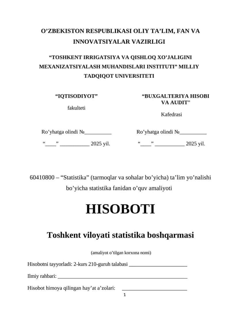 Statistika ta'limi 1