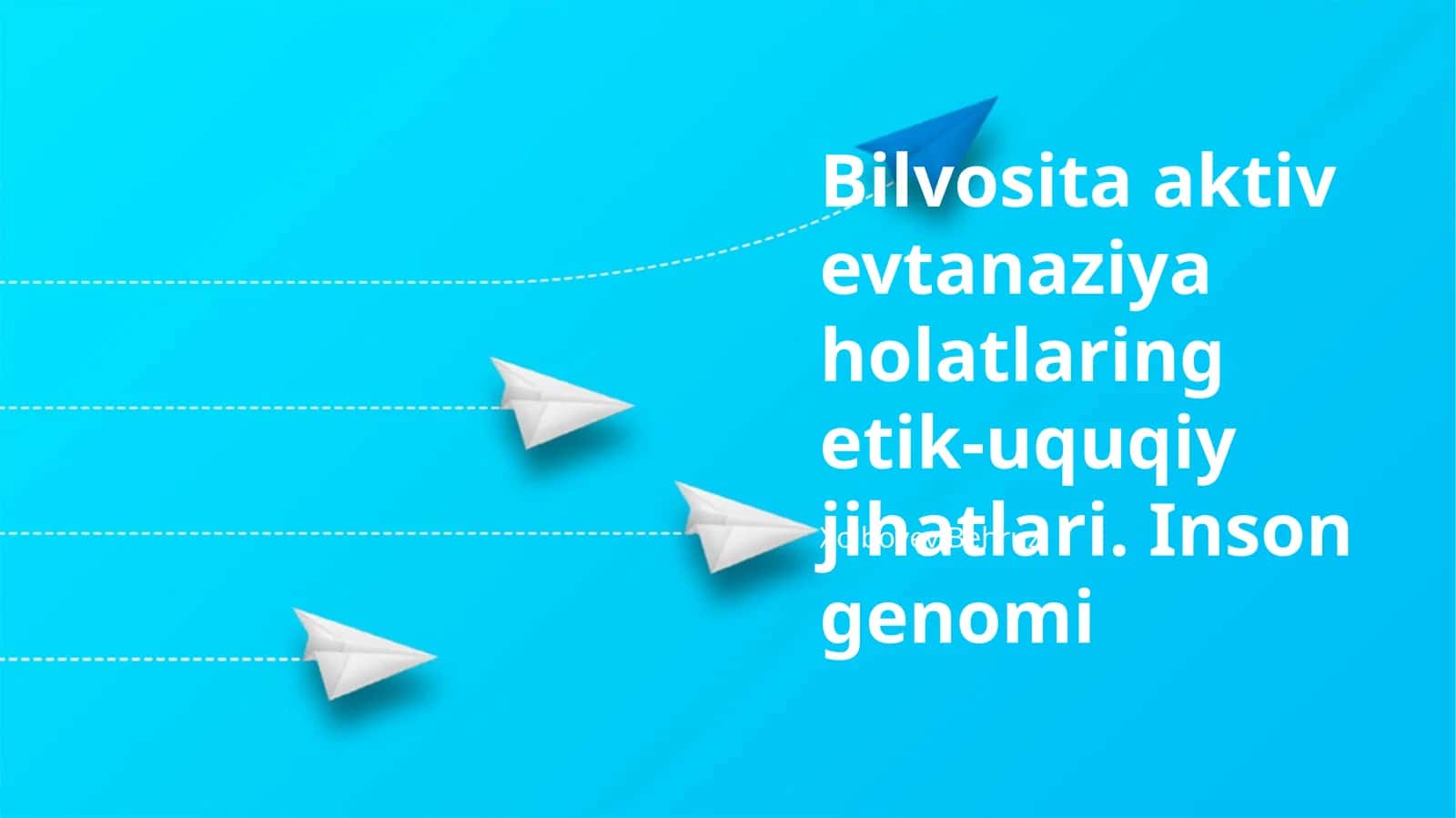Bilvosita aktiv evtanaziya holatlaring etik-uquqiy jihatlari 1