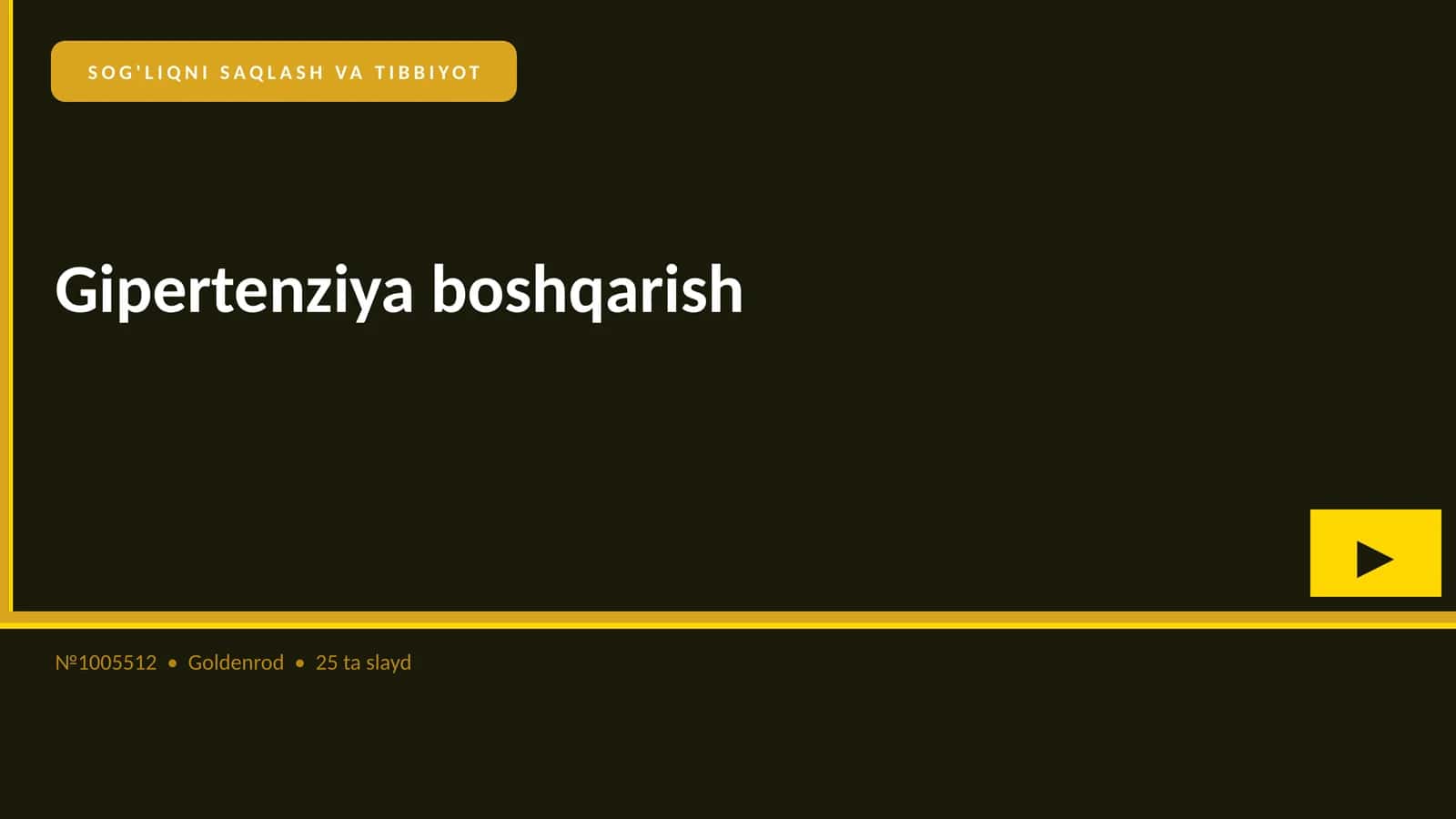 Gipertenziya boshqarish 1