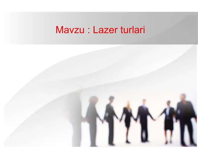 Lazer turlari 1