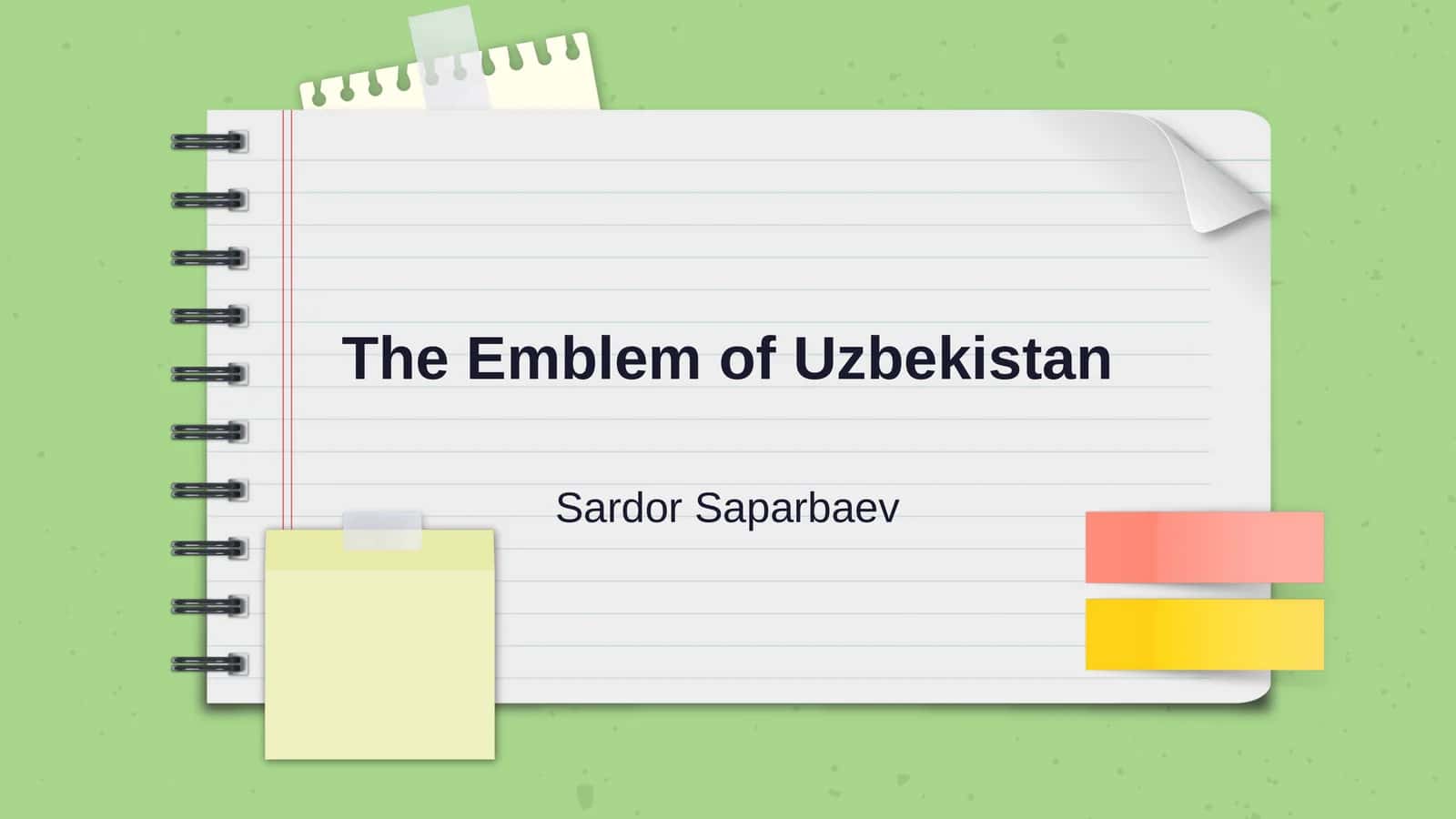 The Emblem of Uzbekistan 1