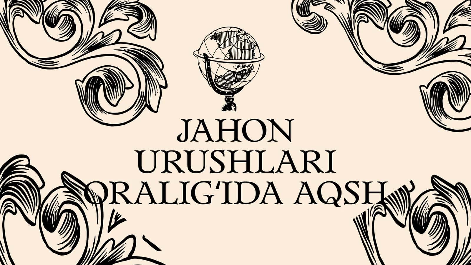 jahon urushlari oraligʻida AQSH 1