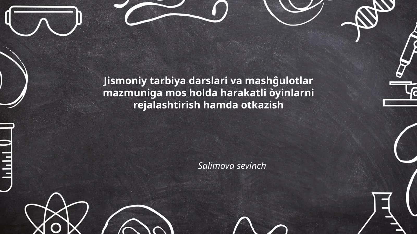 Harakatli o‘yinlar 1