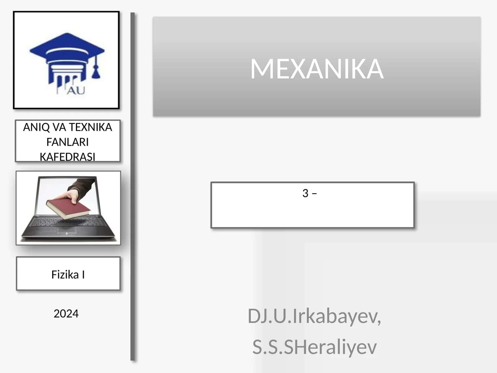 MEXANIKA 1