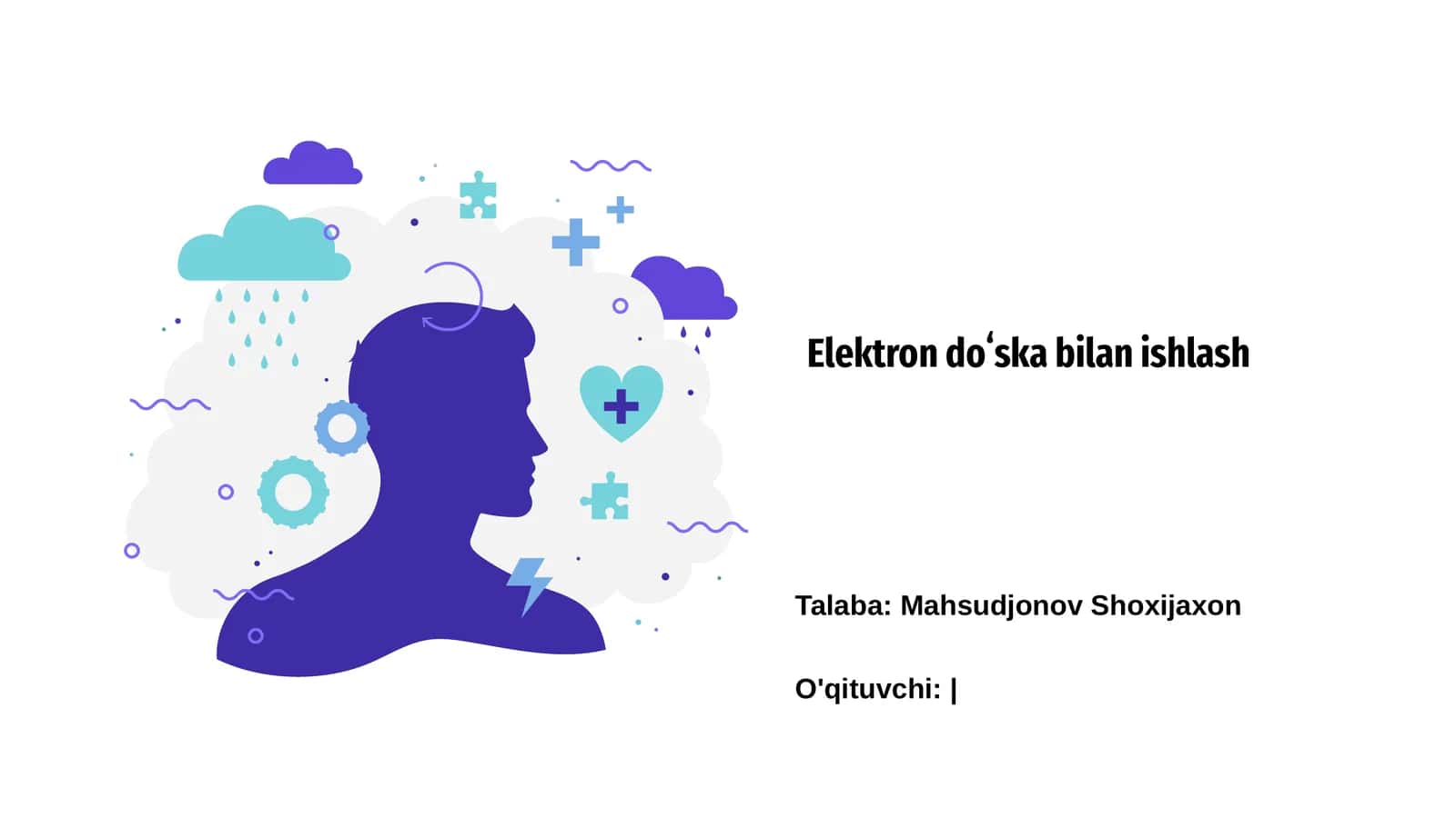 Elektron doʻska bilan ishlash 1