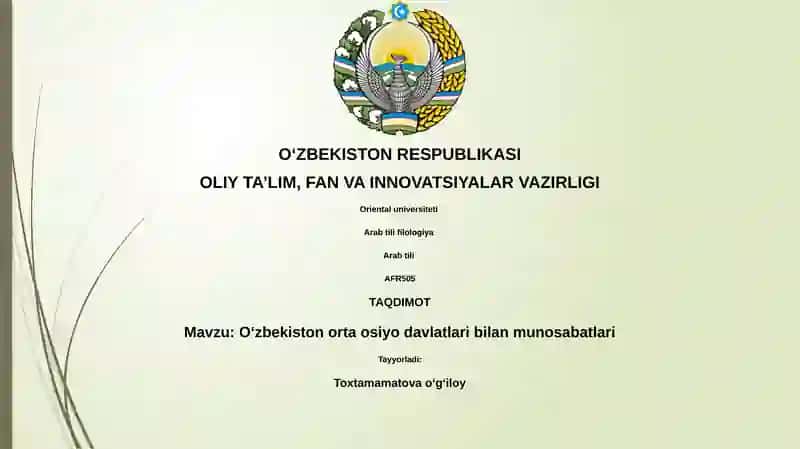 Arab tili filologiya 1