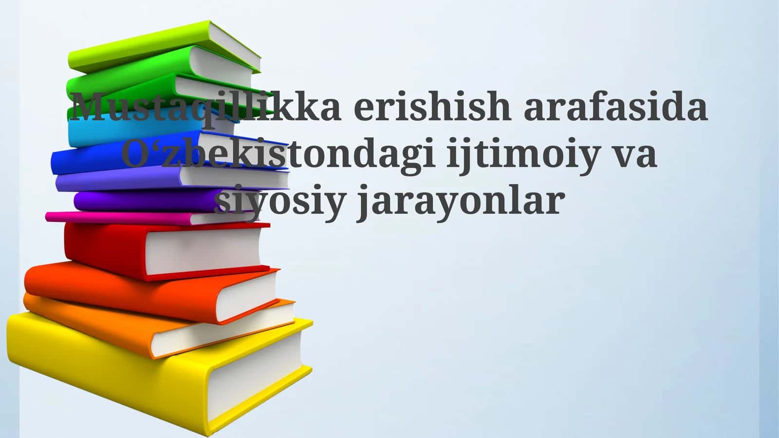Mustaqillik arafasida Oʻzbekistondagi ijtimoiy-vasiyosiy jarayonlar 1