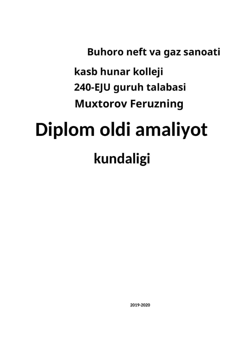 UMUMIY QOIDALAR 1