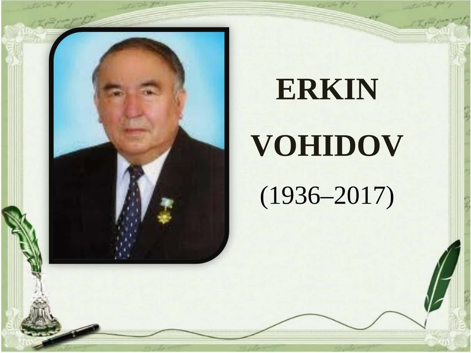 Erkin Vohidov she'riyati 1