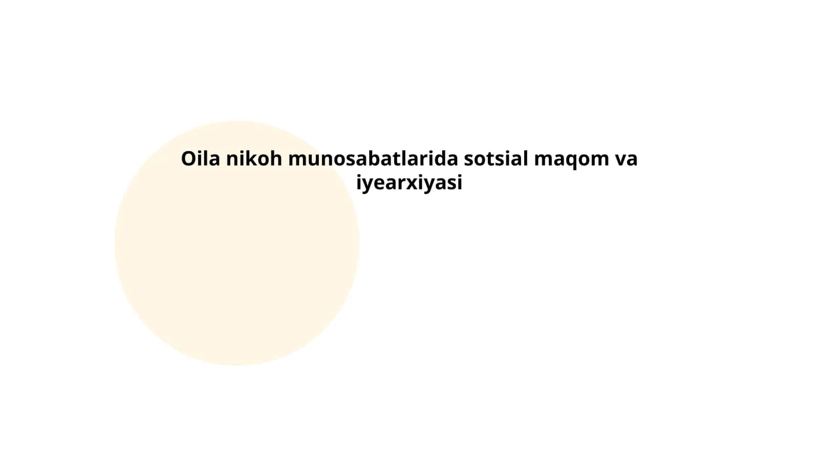 Oilanikohmunosabatlaridasotsialmaqomvaiyearxiyasi 1