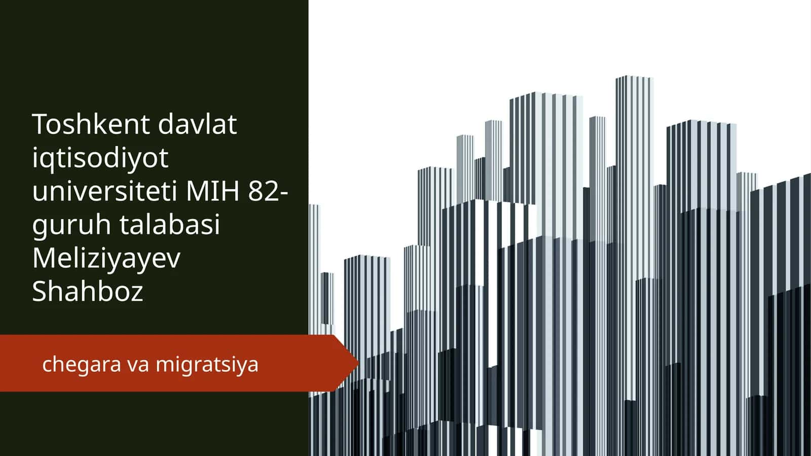 Chegara va migratsiya 1
