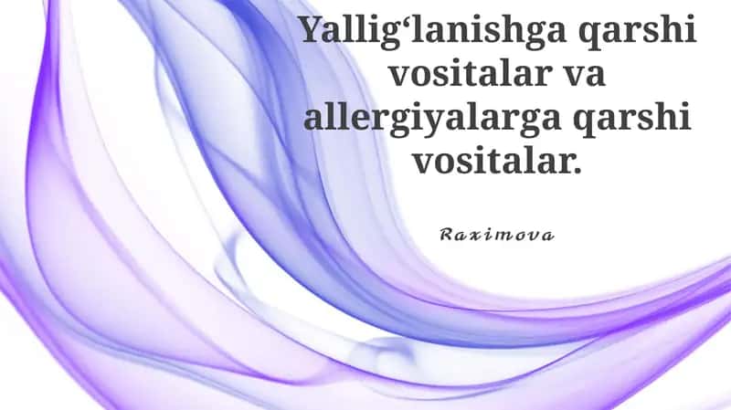 Allergiyaga Qarshi Dori-darmonlar: Turlari va Mexanizmlari 1